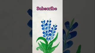 Floral art  Easy Flower✨💐 painting art 😍drawing shorts youtubeshorts viralvideo [upl. by Gerome]