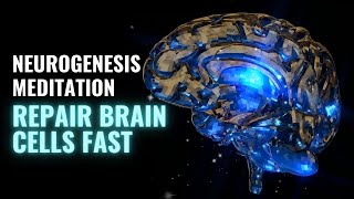 Grow New Brain Cells Through Neurogenesis  Repair Brain Cells Fast  Neural Oscillations Sounds [upl. by Ahsaet]