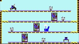 Impossible Mission C64 Gameplay 1080p c64 c64games commodore64 [upl. by Ziguard]