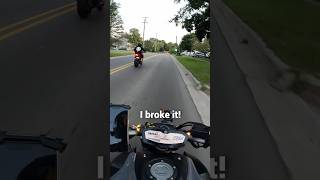 He broke the radar📡 motovlog bikelife motorcycle [upl. by Eillas]