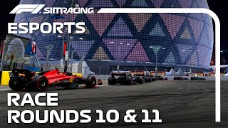 LIVE Race I F1 Sim Racing World Championship 20232024 I Round 10 amp 11 I Las Vegas amp Lusail [upl. by Elocan]