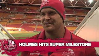 Holmes hits Super Rugby milestone [upl. by Atires]