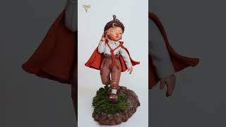 Art doll making process  Oak pixie [upl. by Chatwin]