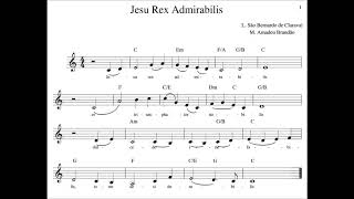 Jesu Rex Admirabilis [upl. by Edmonds886]