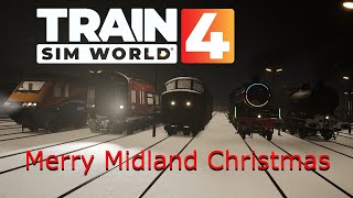 Train Sim World 4 The making of Merry Midland Christmas [upl. by Leind776]