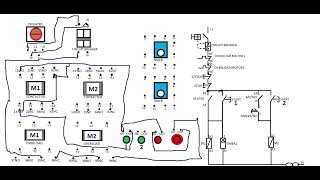 Motor 2 can only be started after 10 seconds motor 1 has been running Sequence Starter [upl. by Boatwright456]