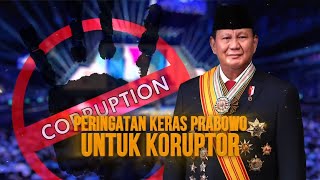 Peringatan Keras Prabowo Untuk Koruptor  Kabar Petang tvOne [upl. by Zanlog538]