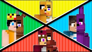 LOS COMPAS se hacen ANIMATRONICOS 😱🐻 FIVE NIGHTS AT FREDDYS EN MINECRAFT RaptorGamer [upl. by Koeppel]