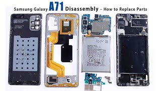 Samsung A71 Disassembly – How to Open Samsung Galaxy A71 for Parts Replacement [upl. by Ingalls]