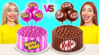 Bubble Gum vs Chocolate Food Challenge  Funny Food Challenges by Mega DO [upl. by Eelrebmyk649]