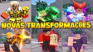 REVELANDO TODAS AS NOVAS TRANSFORMAÇÕES DO SAITAMA BATTLEGROUNDS  ROBLOX NOVO DESPERTAR [upl. by Tresa38]