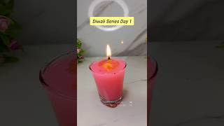 🪔Diy Water Candles at Home😍  Diwali Decoration Ideas  Glass Candles  shorts diwali decoration [upl. by Chapman745]