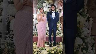 Actor Arjun Daughter Aishwarya amp Thambi Ramaiah Son Umapathi Wedding Reception shorts shortvideos [upl. by Belia385]