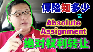 绝对权利转让 Absolute Assignment  我走了，保险金可以给邻居吗？ [upl. by Witte]