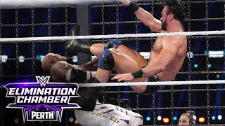 Men’s Elimination Chamber Match WWE Elimination Chamber 2024 highlights [upl. by Algie450]