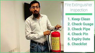 How To Inspect Fire Extinguisher In Urdu Hindi [upl. by Kolb]