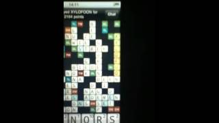 One Of The Best Wordfeud Words Ever [upl. by Eyaf996]