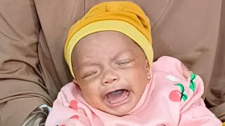 Crying The Best Video Funny Baby Ear Piercing Cute Baby Laughing Sad [upl. by Airdnazxela]