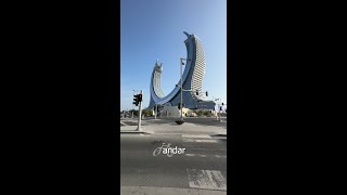 Así es el Raffles Doha en Lusail Qatar 🇶🇦 shorts youtubeshorts travel qatar [upl. by Tanhya277]