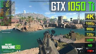 GTX 1050 Ti  Call Of Duty Warzone 20 [upl. by Ahsurej]