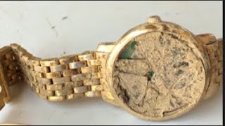 Restoration Old Ｒｏlex watch  Restoring Rolex oyster perpetual date just Fake Swiss watch [upl. by Lemahs265]