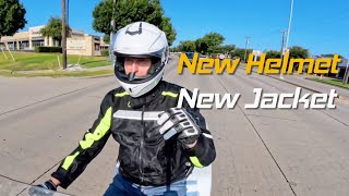 Riding With A New Helmet AND A New Jacket  Cruisemans Motovlogs [upl. by Gehman]