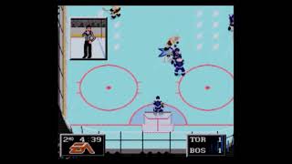 NHL 94 Sega CD Maple Leafs vs Bruins [upl. by Zaria]