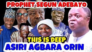 PROPHET SEGUN ADEBAYO REVELATIONS ON MUSICIANS PASUMA EBENEZER OBEY OBESERE ADEWALE AYUBA [upl. by Fadden]