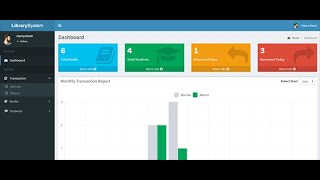 Library Management System in PHP and MySQL  Source Code amp Projects [upl. by Aracal]