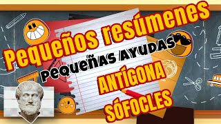 Pequeños resúmenes Antígona de Sófocles [upl. by Ynneh]