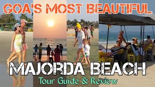 Majorda Beach Goa  Goa Night Life  Most Famous amp Beautiful Beach  South Goa Tour  True vlogs [upl. by Yuzik]