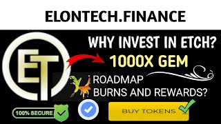 ElonTech Token  Burn And Rewards  1000x Gem  Best Token [upl. by Hump]