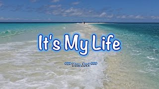 ITS MY LIFE  Karaoke Version  in the style of Bon Jovi [upl. by Neema]