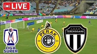 Terengganu vs Perak FC Live Football  Liga Super Malaysia 2024  Perak vs Terengganu gameplay pes [upl. by Pasahow]