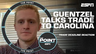 Jake Guentzel trade reaction 🚨 I couldnt be more excited to play with these guys  The Point [upl. by Rehtaeh]