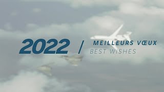 Meilleurs Vœux  2022  Best Wishes  Dassault Aviation [upl. by Enelyahs]