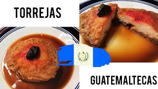 Receta de molletes rellenosGuatemalan Molletes A Traditional Dessert 🇬🇹Torrejas manjarblanco [upl. by Macintyre]