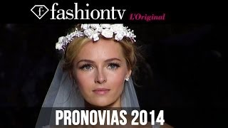 Irina Shayk at Pronovias Barcelona First Love 2014 Bridal Collections  FashionTV [upl. by Irol]