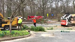 Reston Today  Glade Tennis Courts  Storm Damage Recovery [upl. by Miyasawa]