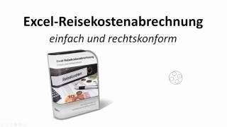 Excel Reisekostenabrechnung [upl. by Starks]