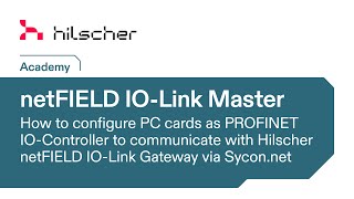 netFIELD IOLink Master  Commissioning netFIELD as Profinet IO Device via Syconnet [upl. by Yrek]