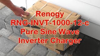 Renogy 1000 Watt Pure Sine Wave Inverter Charger RNGINVT100012C [upl. by Adieno]