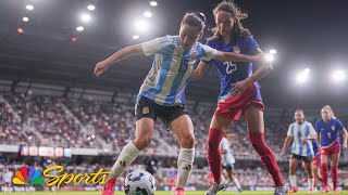 Highlights USWNT vs Argentina En Español  103024  NBC Sports [upl. by Tnafni623]