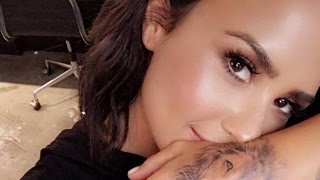 Demi Lovato is the Latest Celeb to Follow This TATTOO Trend [upl. by Nart785]