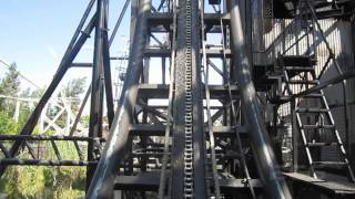 Saw  The Entire Ride Front Row Seat onride HD POV Thorpe Park [upl. by Maryanne]