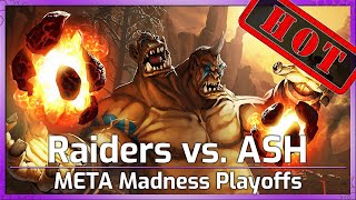 Raiders vs ASH  META Madness Playoffs  Heroes of the Storm [upl. by Nerret]