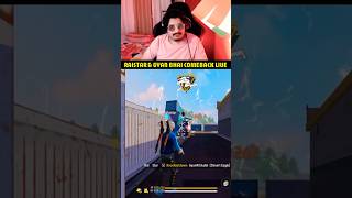 RAISTAR AND GYAN GAMING COMEBACK LIVE STREAM  Viral Shorts shorts short raistar gyangaming [upl. by Ikik357]