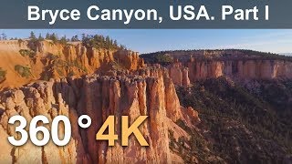 360° Bryce Canyon USA Part I 4К aerial video [upl. by Voltmer]