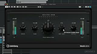 Using Cubases Black Valve Compressor [upl. by Oetam]