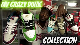 MY CRAZY NIKE DUNK SB COLLECTION OVER 25 PAIRS [upl. by Ttemme]